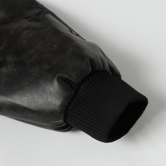 Chrome Hearts Baseball Flight Leather Jacket - Picture 5 of 14